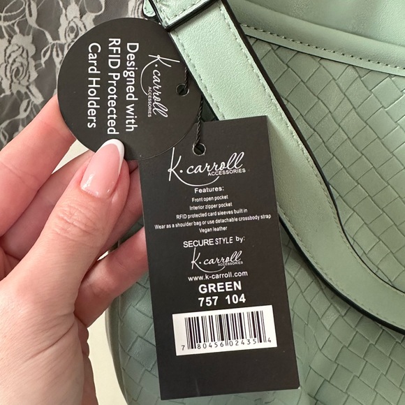 K. Carroll Alyssa Hobo bag in green - NWT - Picture 9 of 10